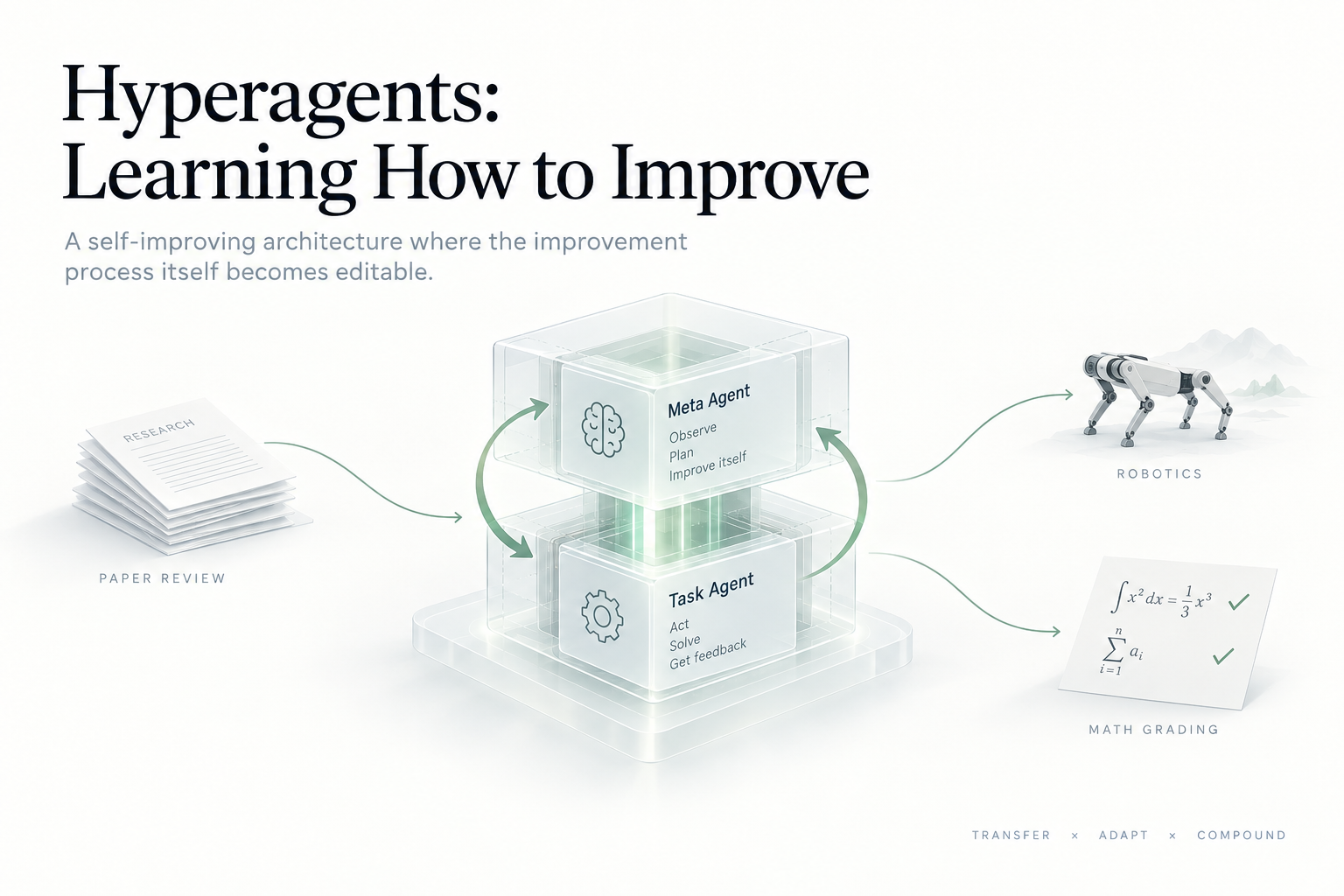 Hyperagents: Learning How to Improve
